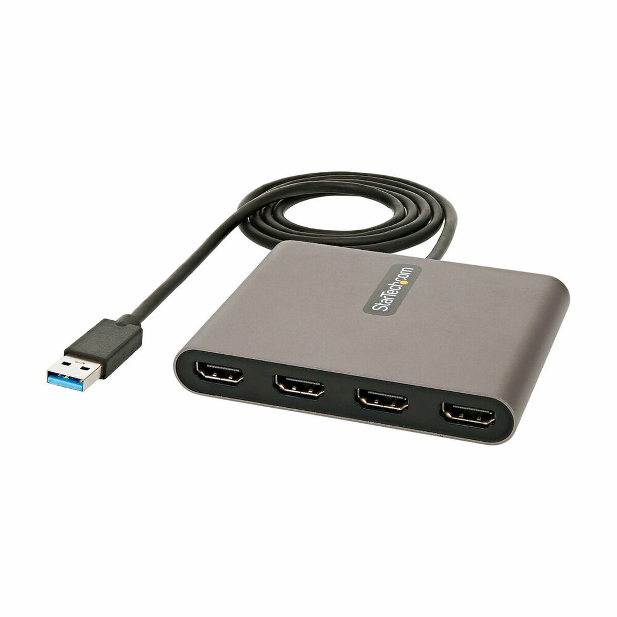 Adaptateur USB 3.0 vers HDMI Startech USB32HD4 Noir Gris 1 m